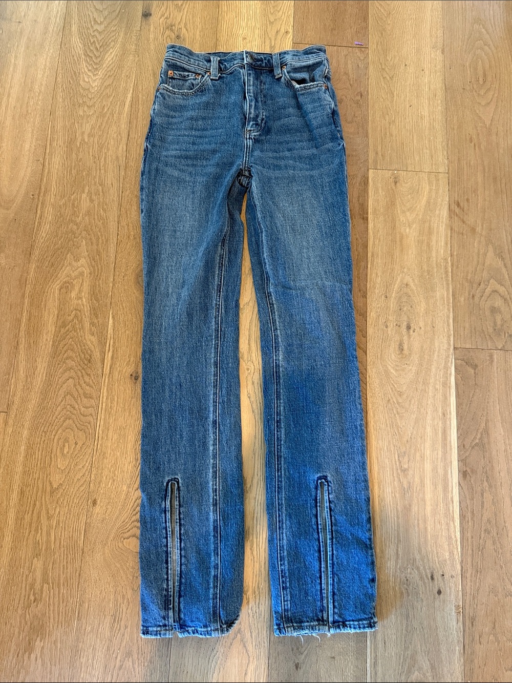Pistola Colleen High Rise Split Hem Jeans - 25